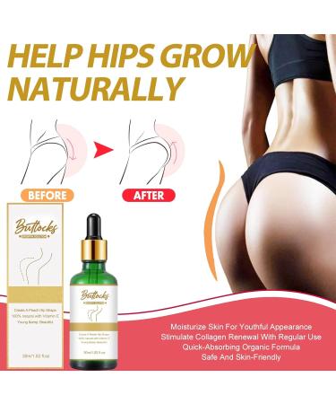Iunser Essential Buttock Oil 30ml | Natural Hip Tightening Oil for Women | Organic Herbal Massage Oil | Essential Oil Set (1 Pack) - Buy Online on GoSupps.com