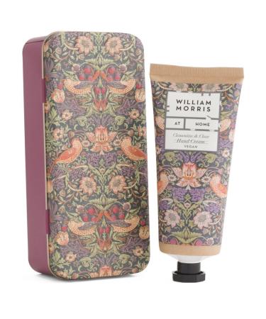 Heathcote & Ivory William Morris Clementine & Clove Strawberry Thief Hand Cream Tin 3.4oz - Buy Online on GoSupps.com