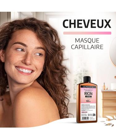 Huile de ricin 1 litre - Pure et Naturelle - barbe Cheveux cils Ongles Peau 1 l (Lot de 1) - Buy Online on GoSupps.com