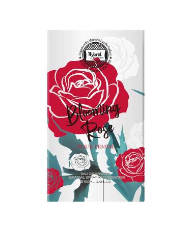 Hybrid & Company Women Blooming Rose Pour Femme Eau De Parfum Vaporisateur Natural Spray 3.4 Fl Oz - Buy Online on GoSupps.com