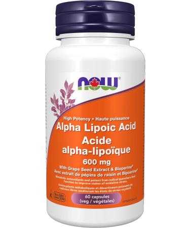 NOW - Acetyl L-Carnitine 500mg 100 vcaps & Alpha Lipoic Acid 600mg 60 Veg Capsules Acetyl L-Carnitine + Alpha Lipoic Acid 600mg - Buy Online on GoSupps.com