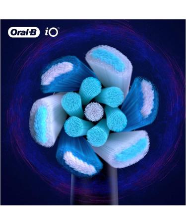 Oral-B iO4 2x Electric Toothbrushes For Adults Christmas Gifts For Women / Him 2 Toothbrush Heads & 1 Travel Case 4 Modes With Teeth Whitening UK 2 Pin Plug Black and White + Refills Black Travel - Buy Online on GoSupps.com