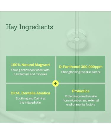 MEDITHERAPY Mugwort D-Panthenol Calming Serum 30ml - High Concentration Vitamin B5 for Skin Barrier & Deep Calming | Pure Korean Skincare - Buy Online on GoSupps.com