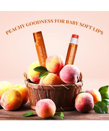 Tinted Lip Balm with SPF 20+ | Vegan Lip Care for Men & Women | Moisturizes & Lightens Dark Lips | Hydrating 4gm Peach - Buy Online on GoSupps.com