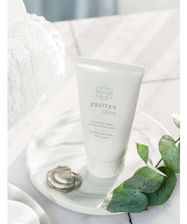 Buy DERM European Natural Skin Cream with Zeolite & Microsilver for Redness & Skin Irritation - 75ml - Natural Relief for Sensitive Skin - Buy Online on GoSupps.com