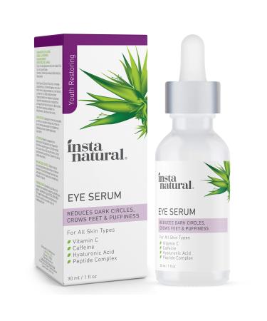 InstaNatural Youth Restoring Eye Serum 1 fl oz (30 ml)