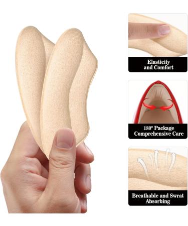 Molain Heel Cushion Inserts - 2 Pairs for Bladder Prevention & Comfort | Suede Back Foot Protection | Multicolored Pads for Men & Women - Buy Online on GoSupps.com