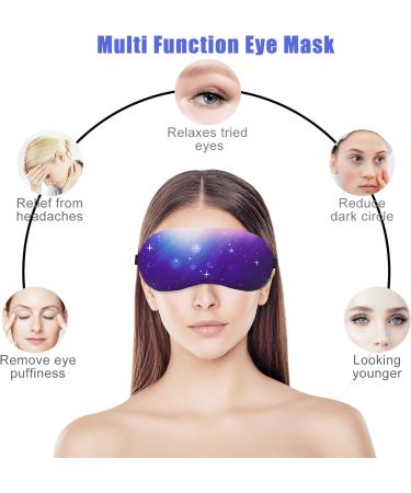Cavoilu Silk Eye Sleeping Mask with Gel Eye Cooling Mask - for Dark Circles, Puffiness, Dry Eyes - Home, Office, Travel - Women's Gift - Buy Online on GoSupps.com
