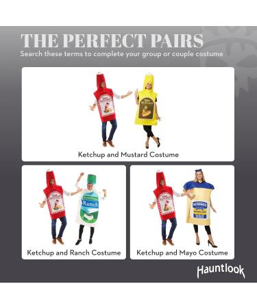 Ketchup and Mustard Couple's Halloween Costume | Funny Food - Buy Online on GoSupps.com