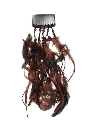 Mikinona Hair Accessories Bohemian Hair Bands Party Cosplay Hairbands Plume Costume Accessories Party Props Decorative Plume Tassel Headdress Plume Tassel Hairbands Headdress