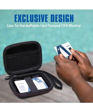 LTGEM Hard Travel Case for KardiaMobile Card Personal ECG Monitor 2 - Waterproof & Durable Protection Ideal for Travel - Black - Buy Online on GoSupps.com