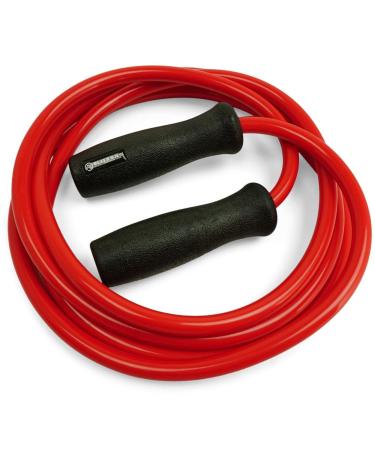 Elite SRS, Muay Thai 2.0 Weighted Jump Rope - Designed for High-Intensity Training, CrossFit, Muay Thai, & MMA Workouts - Heavy 1.5lb PVC Jump Ropes for Fitness Crimson Red - 9FT