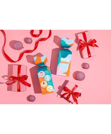 Q+A Skincare Heroes Gift Set: Hyaluronic Acid Cleanser, Vitamin C Serum, Ceramide Cream, Niacinamide Toner - Buy Online on GoSupps.com