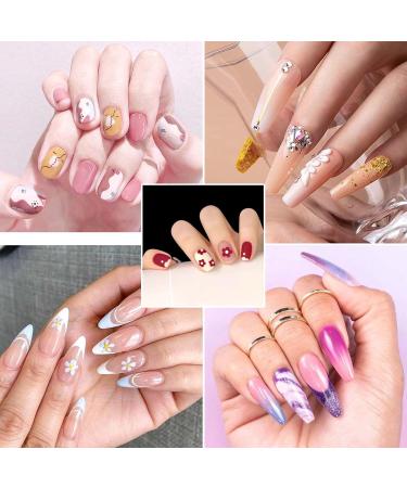 Shop Hanyousheng 20-Piece Nail Brush Set | 15 Design Brushes & 5 Dotting Tools for DIY Nail Art | Black | International Shipping Available - Buy Online on GoSupps.com