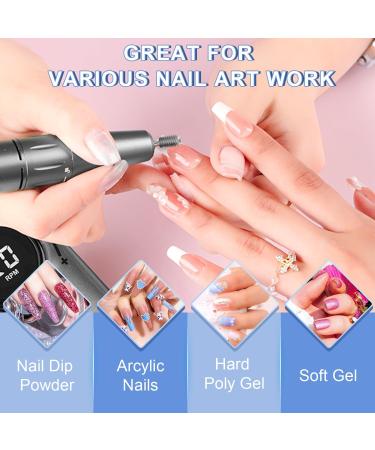 Nail Drill Bits Set - Tungsten Carbide Cuticle Clean & Smooth Barrel Head Coarse Bits for Acrylic, Gel Polish, Natural Nails - 2Pcs 3/32 Snake Head Coarse - Buy Online on GoSupps.com