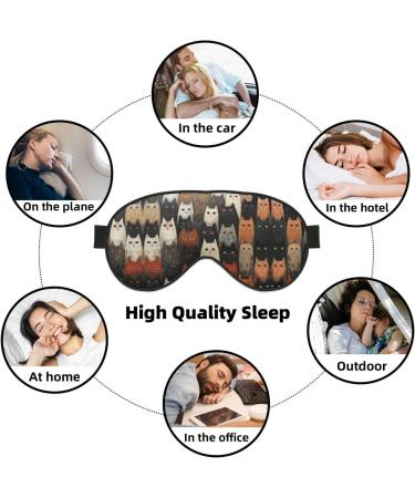 Cat Soft Sleep Eye Mask | Breathable Female Eye Patch for Travel & Relaxation - International Shipping Available - Buy Online on GoSupps.com