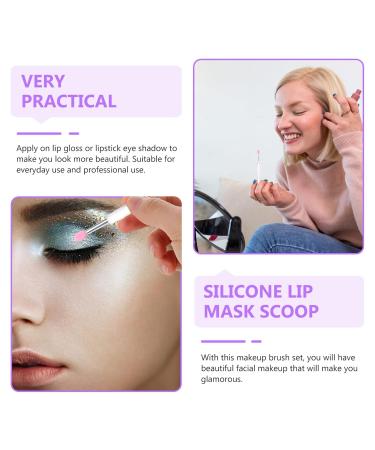 12 Pcs Silicone Lip Brush Set - Lipstick Applicator Eyeshadow Brush & Makeup Tool for Perfect Application - International Shipping Available - Buy Online on GoSupps.com