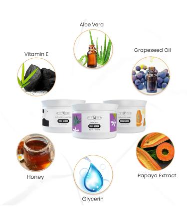 Fermosa Exfoliant Facial Scrub Set - Revitalize Your Skin | International Shipping Available - Buy Online on GoSupps.com