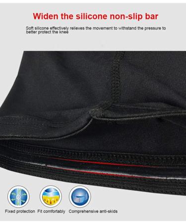 PISIQI Double Large Knee Compression Sleeves - Support & Protection for Basketball, Volleyball, Football & Snowboarding - Buy Online on GoSupps.com