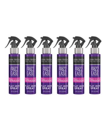 John Frieda Frizz Ease 3-day Flat Iron Spray Heat-activated Straightening Spray to Block Out Frizz with Keratin Protein 3.5 Ounce (Pack of 6) 21 Fl Oz (Pack of 1) FLAT IRON SPRARY