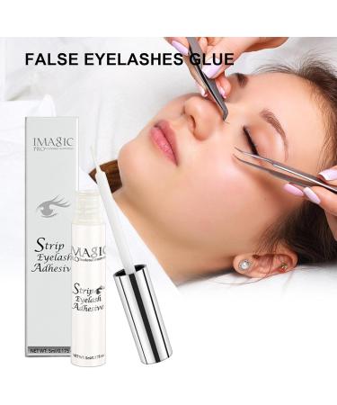 False Eyelashes Glue Eyelash Glue Clear Lash Glue - Eyelash Glue Clear Secure Hold for False Eyelashes Latex Eyelash Adhesive Suitable for Sensitive Eyes Fast Drying Shuying - Buy Online on GoSupps.com