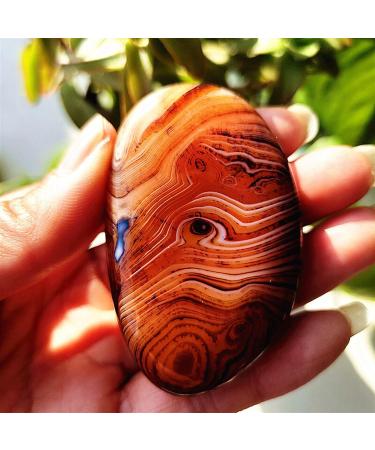 Crystal Rough Natural Stone Sardonyx Agate Palm Stones playthings Small Stones and Crystals Crystals - Buy Online on GoSupps.com