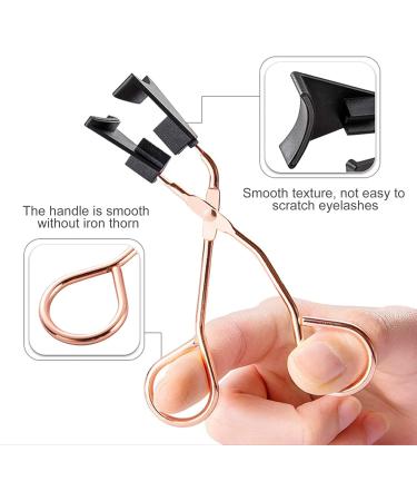 Shop Rose Gold Magnetic Eyelash Curler & Applicator Tool - Perfect for Stunning False Lashes | International Shipping Available - Buy Online on GoSupps.com