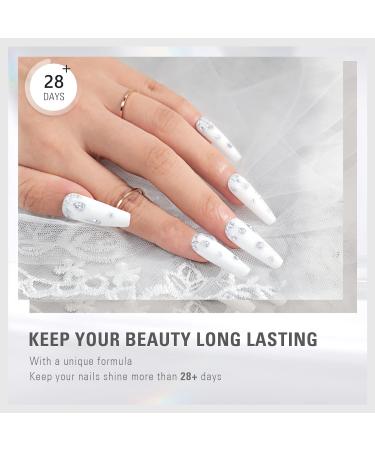 Aokitec White Acrylic Powder for Professional Nail Extensions - 1oz - Buy Online on GoSupps.com