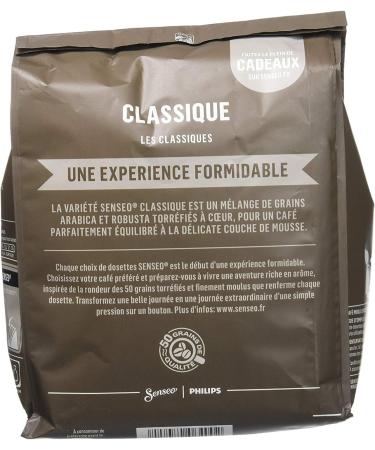 SENSEO Caf Classique 60 Soft Pods - Pack of 3 (180 pods) - Buy Online on GoSupps.com