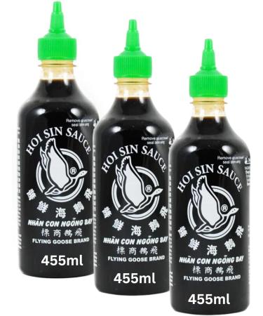 Hoi Sin Sauce Bundle Containing 3 Bottles of Flying Goose Hoi Sin 455ml Bottles - Buy Online on GoSupps.com