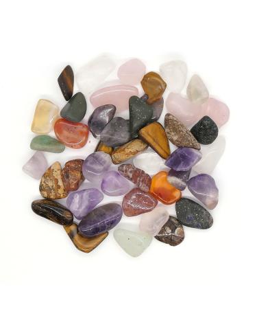 Polished Tumblestone Gemstones Pocket Reiki Chakra Mineral Rocks 100g Pack (39 to 46 Stones) Size: Small Mix 10mm - 20mm Mixed Stones Small Mix 10mm - 20mm - Buy Online on GoSupps.com