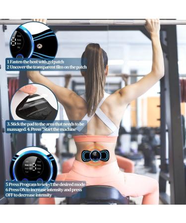 Maxee 2PC Wireless EMS Massage Device - 8 Modes 19 Levels for Pain Relief | Portable Neck & Shoulder Massager with Remote Control - Buy Online on GoSupps.com