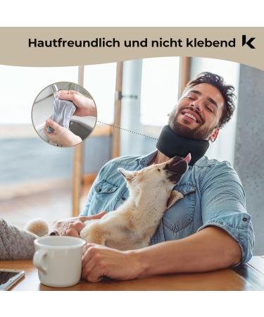 Shop K Ludwig Katrin Soft Halskrause for Men - Adjustable Neck Support & Washable Ruff - Relief for XL Neck Sizes (39cm-44cm) - Buy Online on GoSupps.com