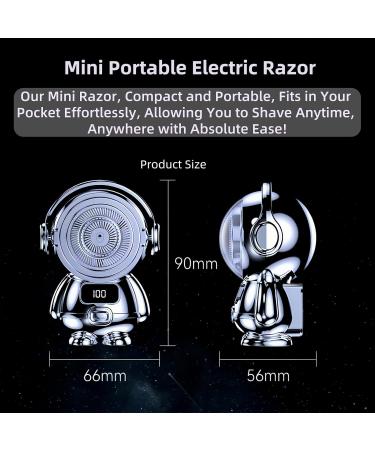 Mini Electric Shaver for Men - Rechargeable Waterproof Portable Rotary Razor | Perfect Christmas & Birthday Gift - Buy Online on GoSupps.com