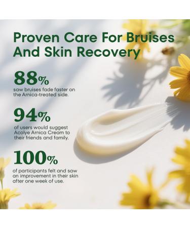 Arnica Cream for Bruising and Swelling: Extra Strength Arnica Bruise Cream with Vitamins K C E for Seniors Aged 55 and Above - Fast Healing Formula Ideal for Thin Skin 3.5 oz Arnica 3.5 Ounce - Buy Online on GoSupps.com