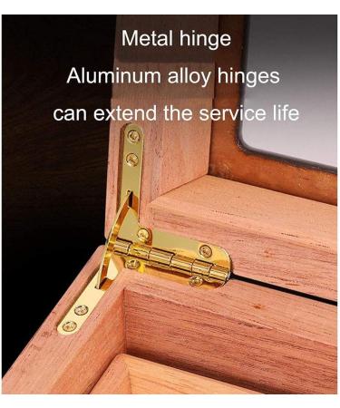 Cigars Humidors Cigar Box Detachable Hygrometer Stable Cigar Storage Box Desktop Cigar Storage Cabinet Decobox - Buy Online on GoSupps.com