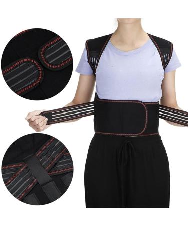 Back Support Back Brace Lumbar Support Elf Heating Full Back Support Belt 108pcs Magnets Self-Heating Waist Back Brace Vest Back Support Belt(X-Large) X-Large Black - Buy Online on GoSupps.com