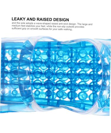 MAGICLULU 2 Pairs Slippers Quick Drying Shower Slippers Green Home Indoor Slippers Non Dorm Shoes Gym Foot Spa Soak Tub Shower Footware Massaging Travel Pvc Household Plastic Barrel 26.5x9.8cm 9.5x6pcs Bluex6pcs - Buy Online on GoSupps.com