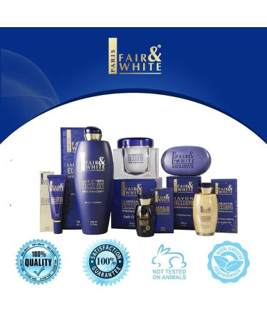 FAIR & WHITE Exclusive Skin Brightening Gel Cream 1 fl oz / 30ml For Face Body Underarms Neck Knees Even Skin Tone - Buy Online on GoSupps.com