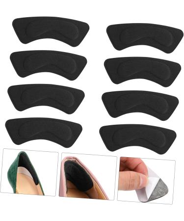 Beaupretty 8 Pairs High Heels Stickers - Anti-Wear Gel Shoe Inserts for Men | Protective Heel Pads & Adhesive Foot Stickers - Black 10.5x4cm - Buy Online on GoSupps.com