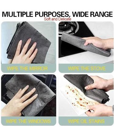 Sparklean Streak Free Microfiber Magic Cleaning Wipes Reusable Thickened Magic Cleaning Cloth Thickened Magic Cleaning Cloth for Home Window Mirror Glass and Cars (15pcs) - Buy Online on GoSupps.com