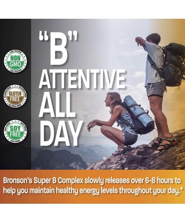 Bronson Vitamin B100 Complex - High Potency Sustained Release, 250 Tablets - Buy Online on GoSupps.com