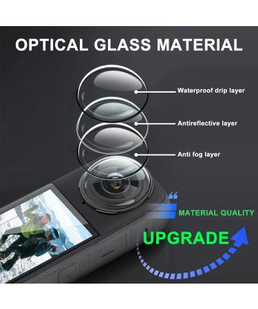 Higatful Insta 360 X4 Tempered Glass Lens Protector | 10H Hardness | Clear Lens Cover for Insta360 X4 Accessories - Buy Online on GoSupps.com