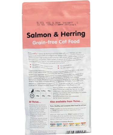 thrive Cat PremiumPlus Dry Food- SALMON & HERRING 1.5kg - Buy Online on GoSupps.com