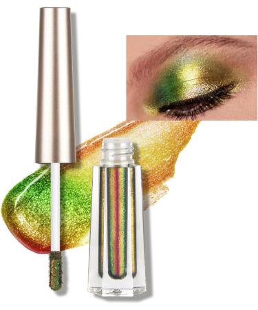 Liquid Glitter Eyeshadow - Chameleon Multichrome Makeup - MultiChrome Eyeshadow Glitter Liquid Eye Shadow for Women Girls Shakven 101 - Buy Online on GoSupps.com
