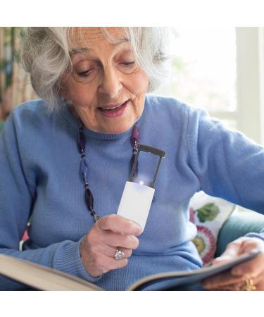 My Order Clearance - Pocket Magnifier Glass 4x Glass with LED Light Folding Pull-Out Glass Reading Tool for Seniors the Old Kids Children Cool Item Find 2024 Colour - Buy Online on GoSupps.com
