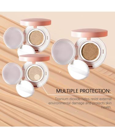 Pink Firming Cushion Foundation Cushion Foundation for Glass Skin Cushion Foundation Korean Lightweight Cushioned Unifying Moisturizing Cream Long Lasting Non-Dull (Ivory White 15g) - Buy Online on GoSupps.com