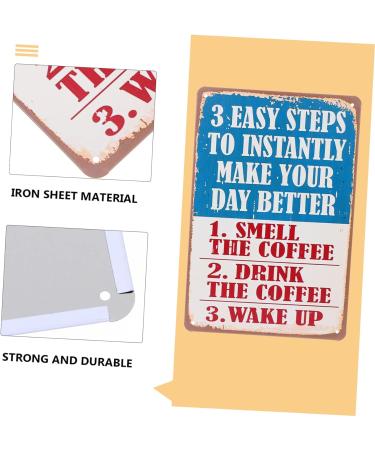 Zerodeko 4 Pcs Coffee Decoration Painting Home Decoration Entryway Home Signs Vintage Metal Signs Kitchen Vintage Style Wall Decor Coffee Bar Sign Iron Sheet Decorative Paintings As Shownx2pcs 30x20cmx2pcs - Buy Online on GoSupps.com