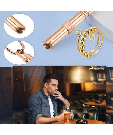 Anapana Breathing Necklace Set for Stress Relief and Anxiety - Mindful Whistle Necklace for Men and Women - Meditation Aid - Buy Online on GoSupps.com