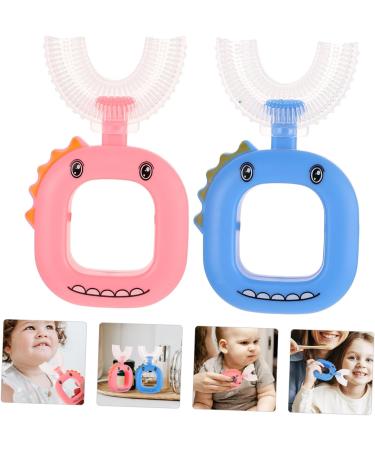 Minkissy U-Shaped Toothbrush for Children - 6 Pack Portable Manual Kids Toothbrushes for Home Use - Buy Online on GoSupps.com